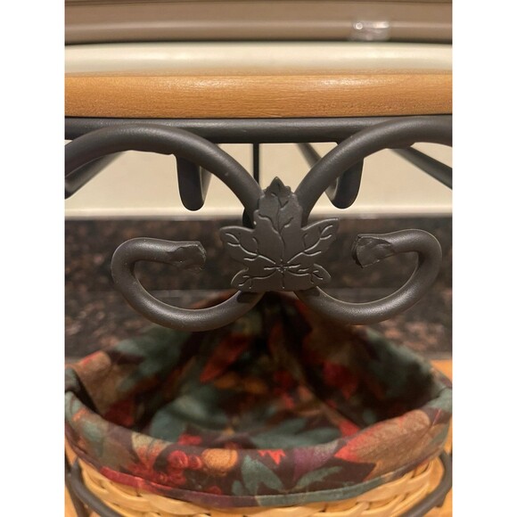 longaberger Basket Wrought Iron Corner Stand - Picture 6 of 7